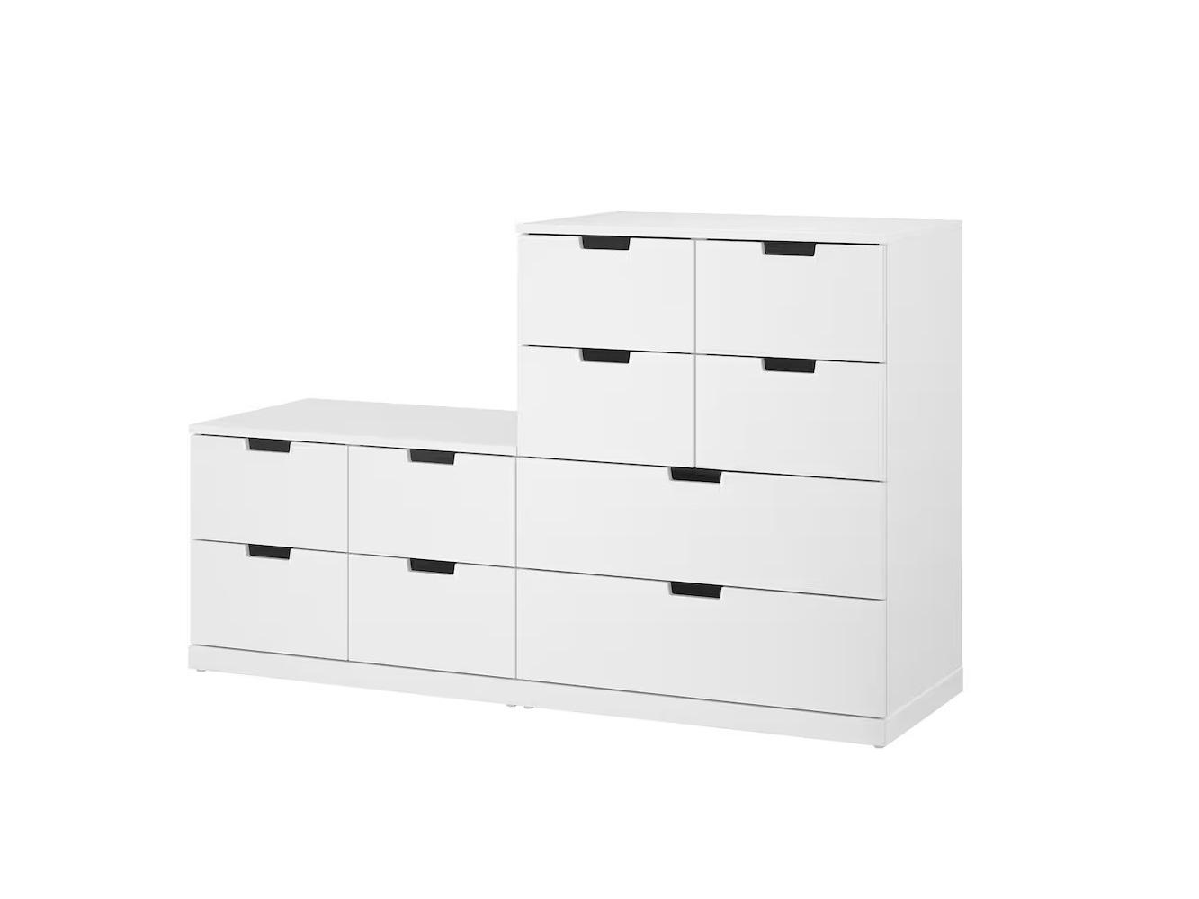 Комод Нордли 37 white ИКЕА (IKEA) изображение товара