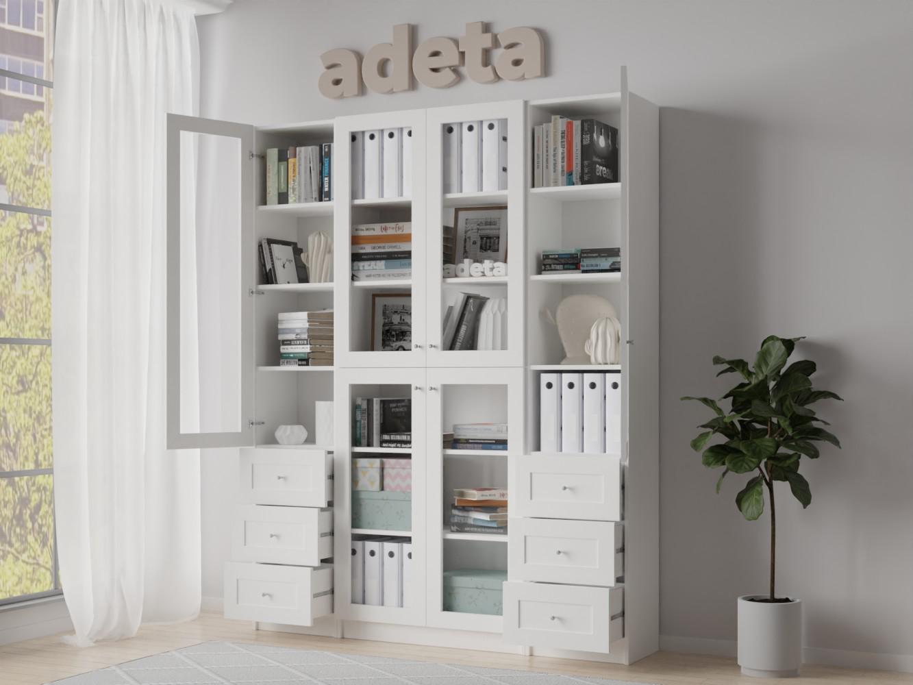 Книжный шкаф Билли 362 white ИКЕА (IKEA) изображение товара